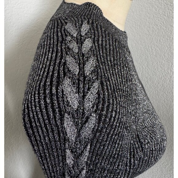 I.N. San Francisco | Grey Lurex Sweater Dress size XS - Picture 5 of 8